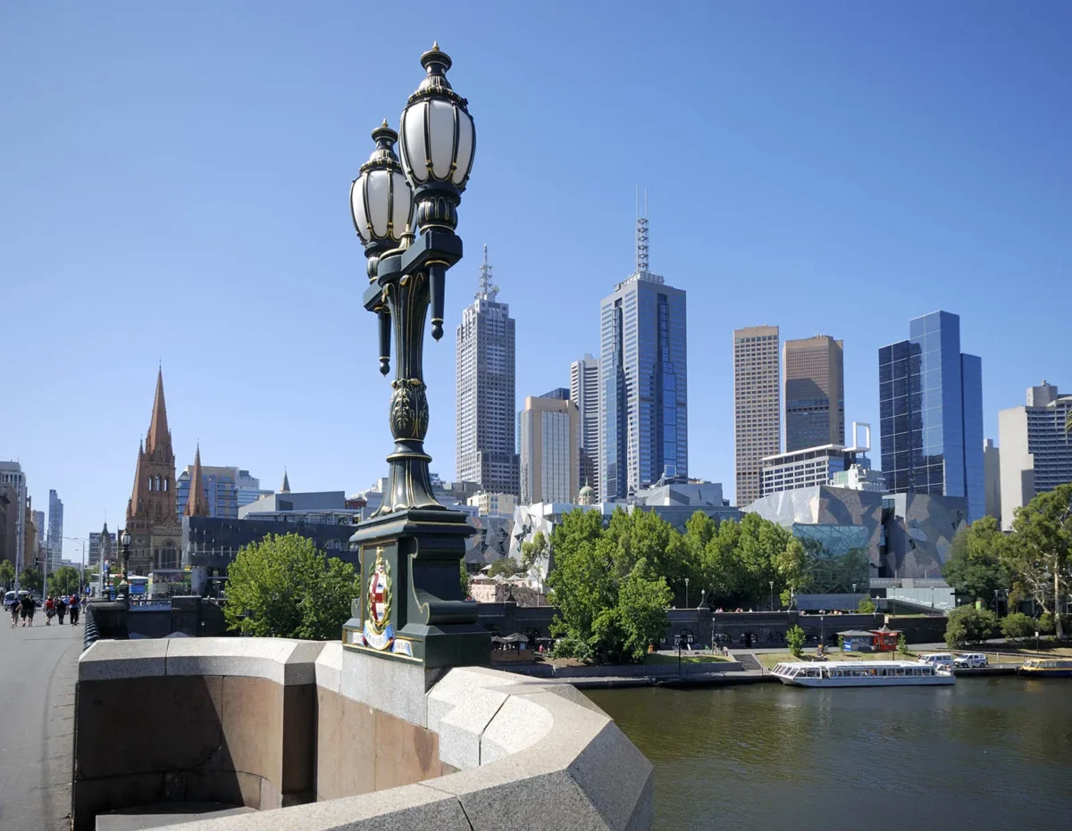 Melbourne Victoria city business modern